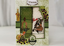 Набор кухонных полотенец Vianna MIX - 8312-02