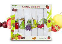 Набор кухонных полотенец Anna Loret (40x60 - 6 шт) - 8058-01