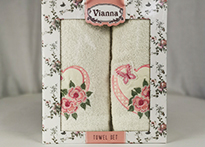 Набор полотенец Vianna Luxury Series (50x90, 70x140) - 8363-01