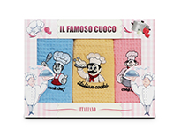 Кухонное полотенце Nilteks Dia Bella Italiano - 8506-10