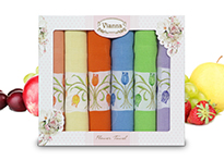 Набор кухонных полотенец Vianna Flower Towel (45x65 - 6 шт) - 8056-11