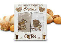 Набор кухонных полотенец Ceylin's Coffee (50x70 - 4 шт) - 8054-09
