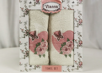 Набор полотенец Vianna Luxury Series (50x90, 70x140) - 8363-08
