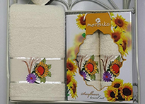 Набор полотенец Merzuka Sunflower (50x80, 70x130) - 8006-07