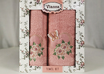 Набор полотенец Vianna Luxury Series (50x90, 70x140) - 8363-07