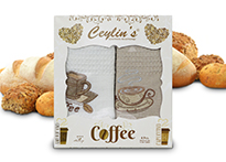 Набор кухонных полотенец Ceylin's Coffee (50x70 - 4 шт) - 8054-11