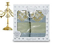 Набор полотенец Vianna Luxury Series (50x90, 70x140) - 8049-03