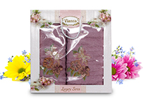 Набор полотенец Vianna Luxury Series (50x90, 70x140) - 8041-03