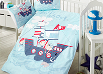 КПБ Victoria baby Ясли Ранфорс Ship - 1133-08