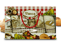 Набор кухонных полотенец Vianna Luxury Series (35x50 - 6 шт) - 8052-17