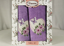 Набор полотенец Vianna Luxury Series (50x90, 70x140) - 8363-03