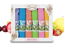 Набор кухонных полотенец Vianna Flower Towel (45x65 - 6 шт) - 8056-12