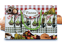 Набор кухонных полотенец Vianna Luxury Series (35x50 - 6 шт) - 8052-15