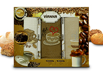 Набор кухонных полотенец Vianna (45x65 - 3 шт) - 8057-16