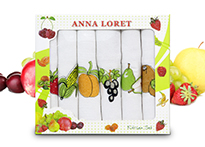 Набор кухонных полотенец Anna Loret (40x60 - 6 шт) - 8058-06