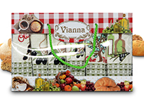 Набор кухонных полотенец Vianna Luxury Series (35x50 - 6 шт) - 8052-02