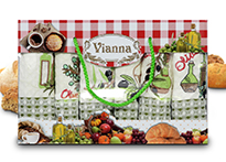 Набор кухонных полотенец Vianna Luxury Series (35x50 - 6 шт) - 8052-06