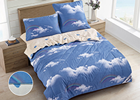 Комплект постельного белья с одеялом De Verano - Y100-34 код1176