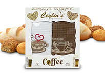 Набор кухонных полотенец Ceylin's Coffee (50x70 - 4 шт) - 8054-03