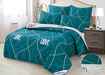 Комплект постельного белья с одеялом De Verano - Y400-14 код1175