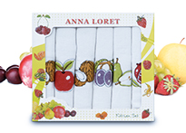 Набор кухонных полотенец Anna Loret (40x60 - 6 шт) - 8058-07