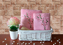 Комплект полотенец Turkiz Sakura - 8482-03